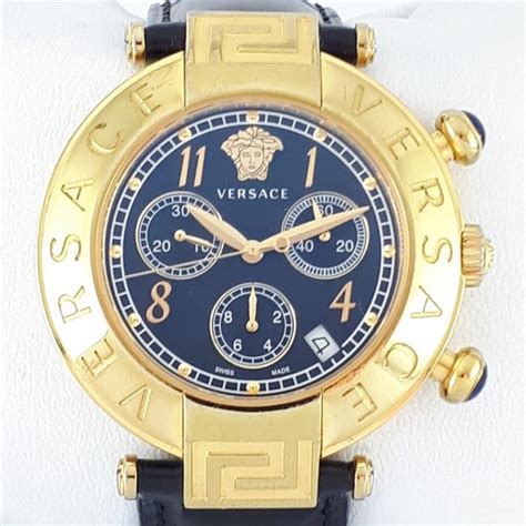 versace gold watch men|versace watch with chronograph q5c.